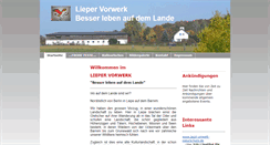 Desktop Screenshot of lieper-landlust.de