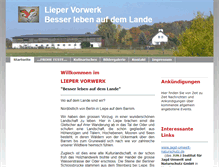 Tablet Screenshot of lieper-landlust.de